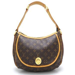 Louis Vuitton Monogram Turam PM Shoulder Bag Brown